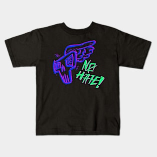 NAT SKULL No Hate edition Kids T-Shirt